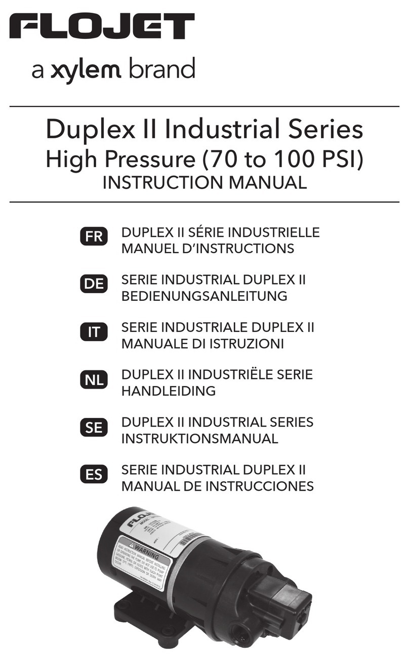 Xylem FLOJET Duplex II Series User manual