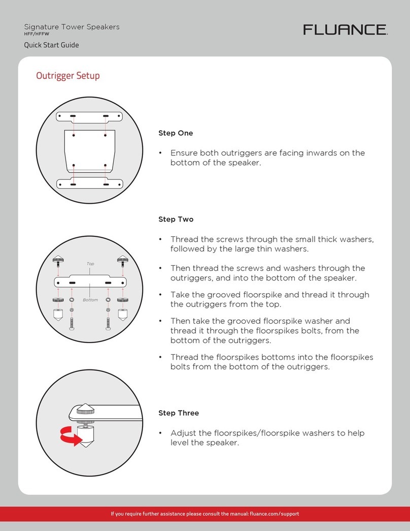 Fluance HFF quick start guide