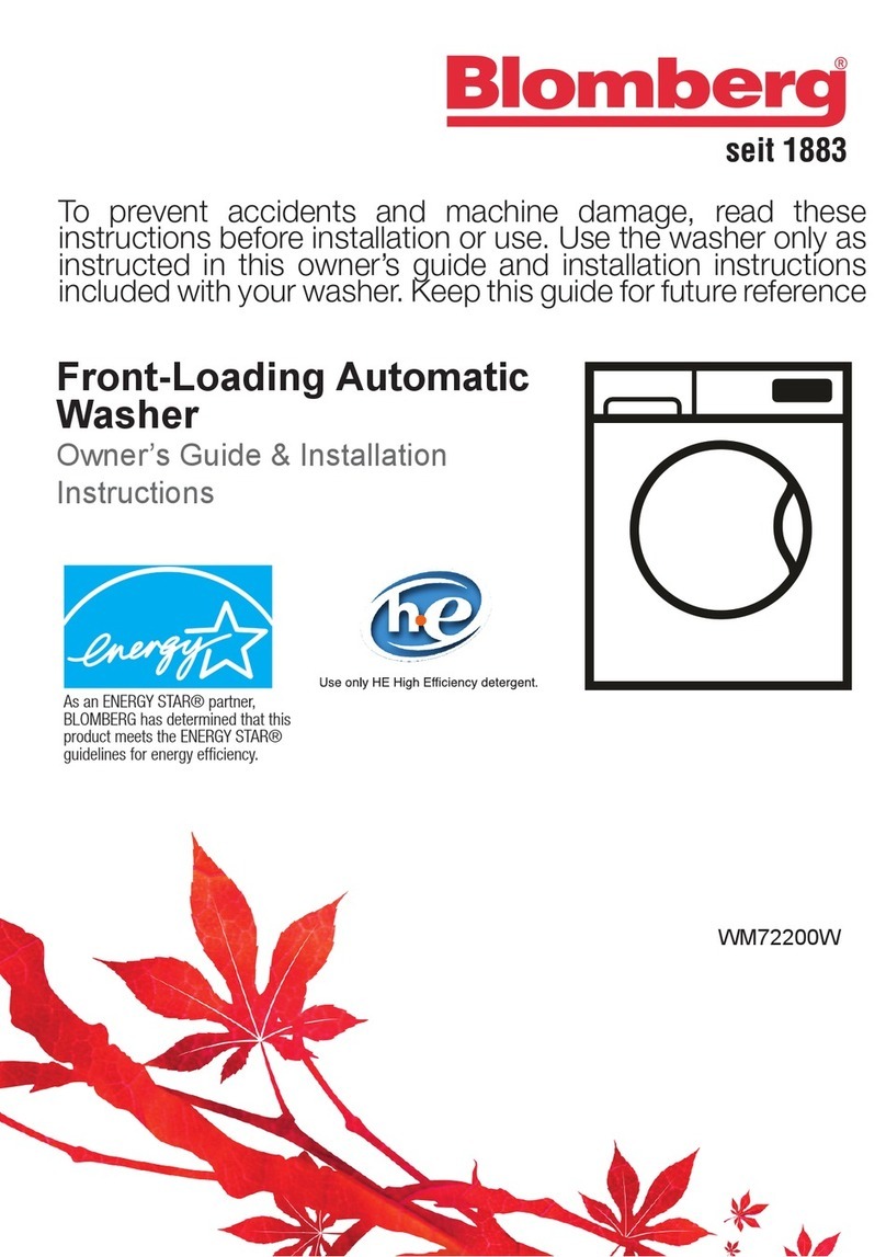 Blomberg BLWADREW722001 Instruction Manual