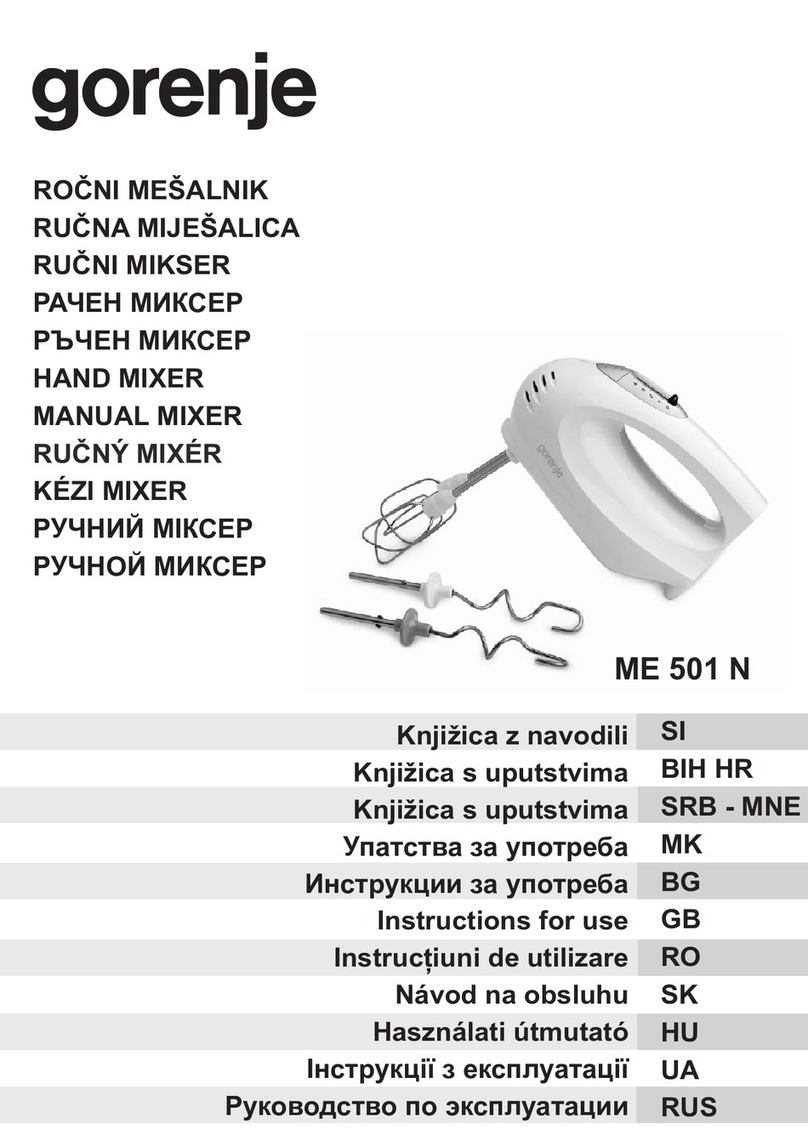 Gorenje ME 501 N Instructions for use