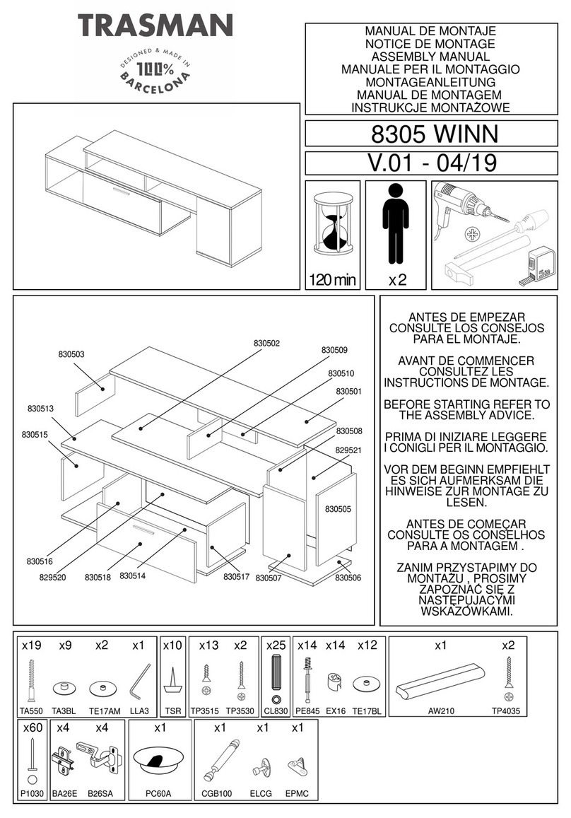 Trasman 8305 WINN Assembly manual