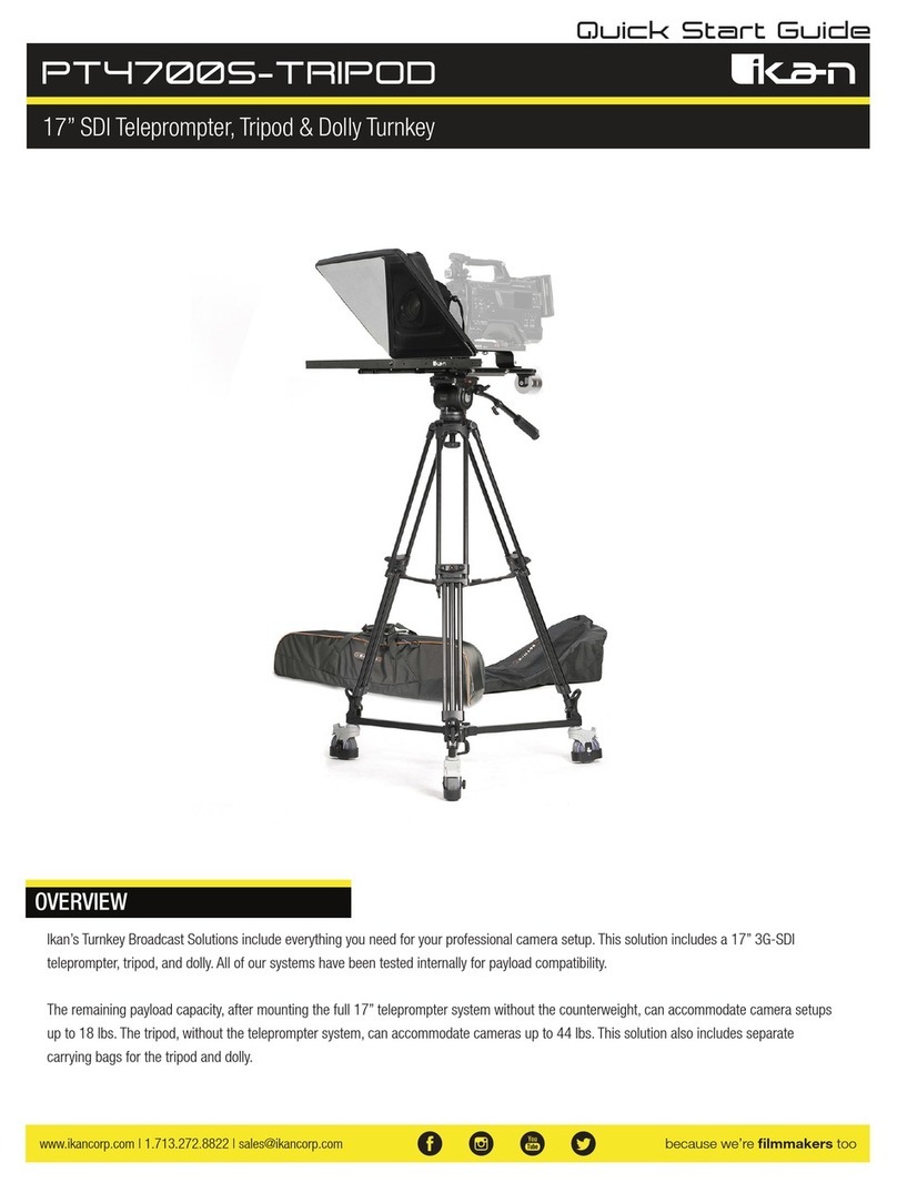 Ikan PT4700S-TRIPOD quick start guide