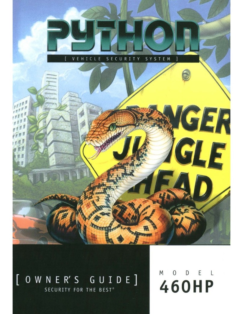 Directed Electronics Python 460HP owner's guide