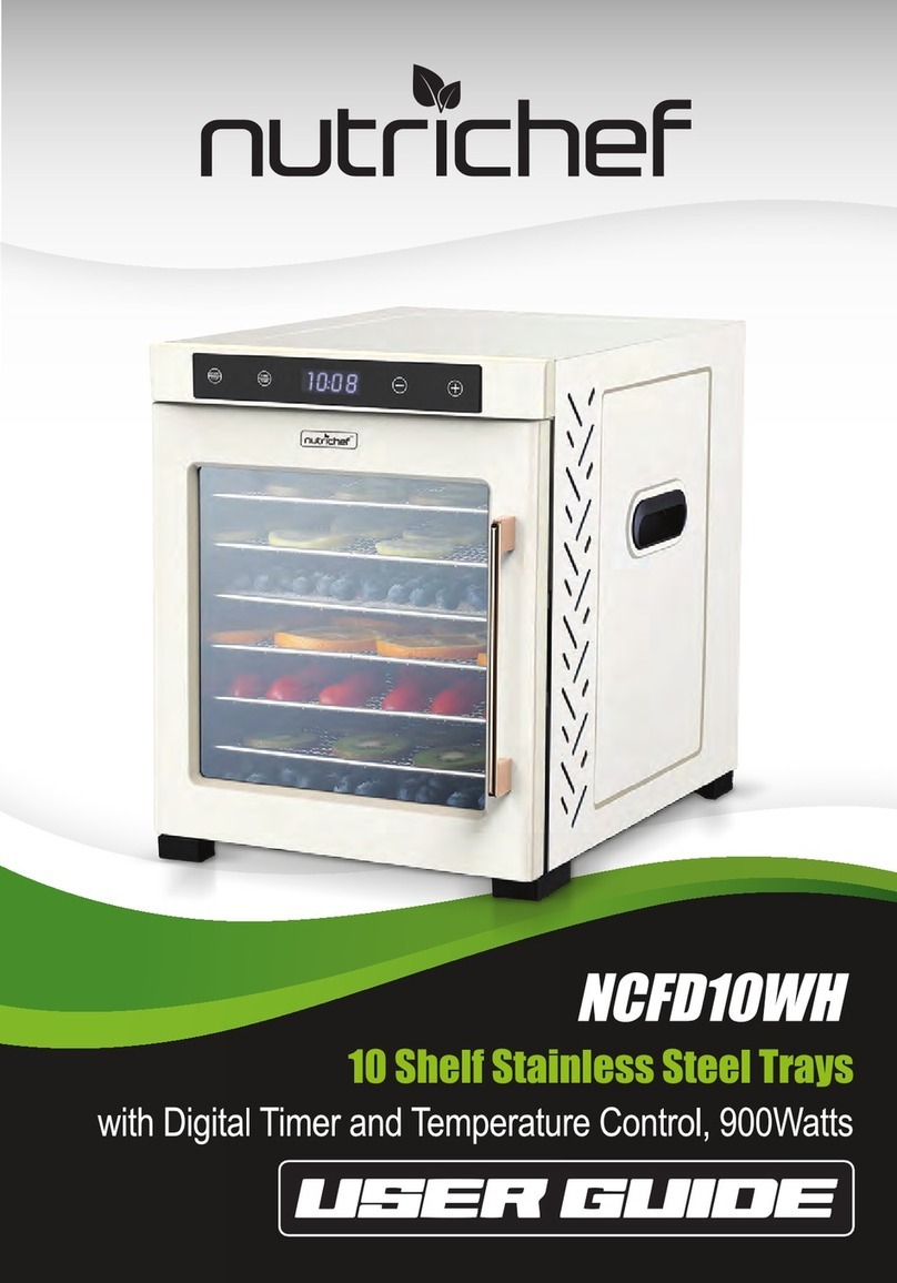 NUTRICHEF NCFD10WH User manual