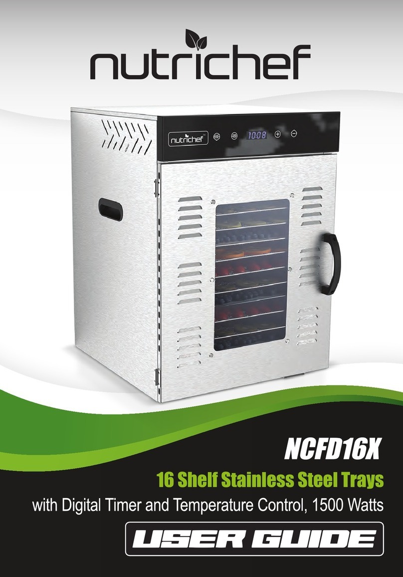 NUTRICHEF NCFD16X User manual NUTRICHEF NCFD16X User manual