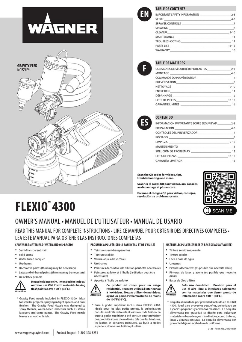 WAGNER FLEXIO 4300 owner's manual