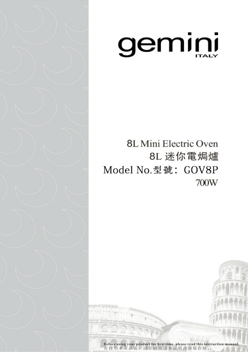 Gemini GOV8P User manual