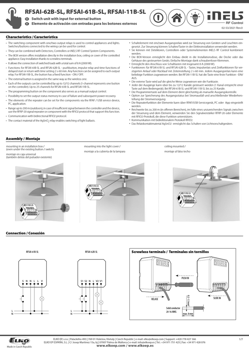 iNels RFSAI-11B-SL manual