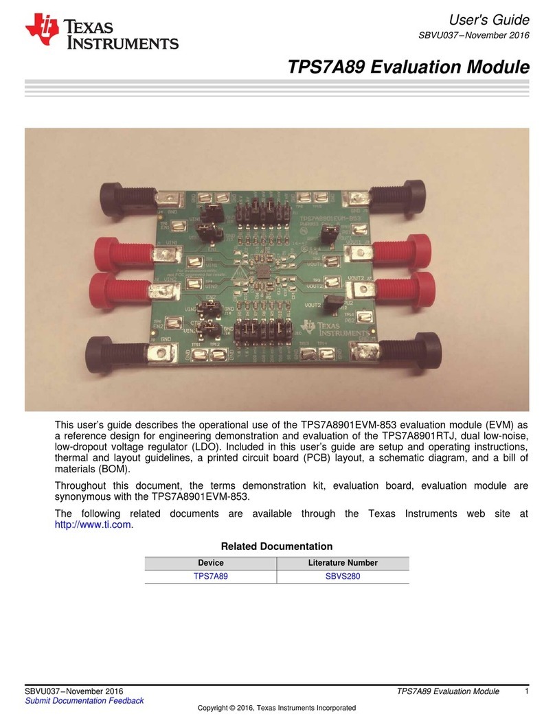 Texas Instruments TPS7A89 User manual