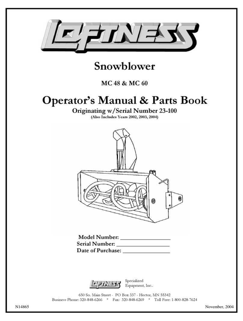 LOFTNESS MC 48 User manual