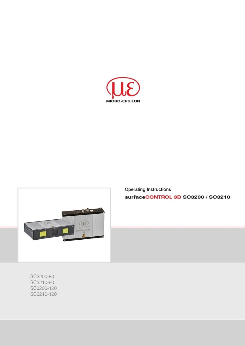 MICRO-EPSILON surfaceCONTROL 3D SC3200-80 User manual