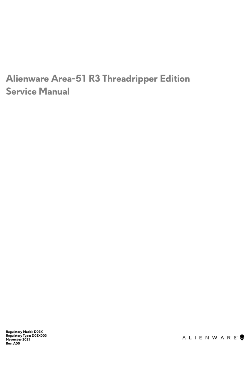 Dell Alienware Area-51 R3 Threadripper Edition User manual
