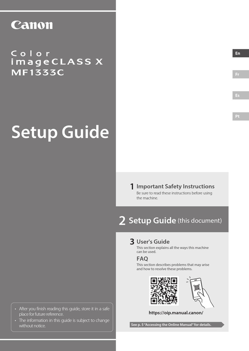 Canon Color imageCLASS X MF1333c User manual