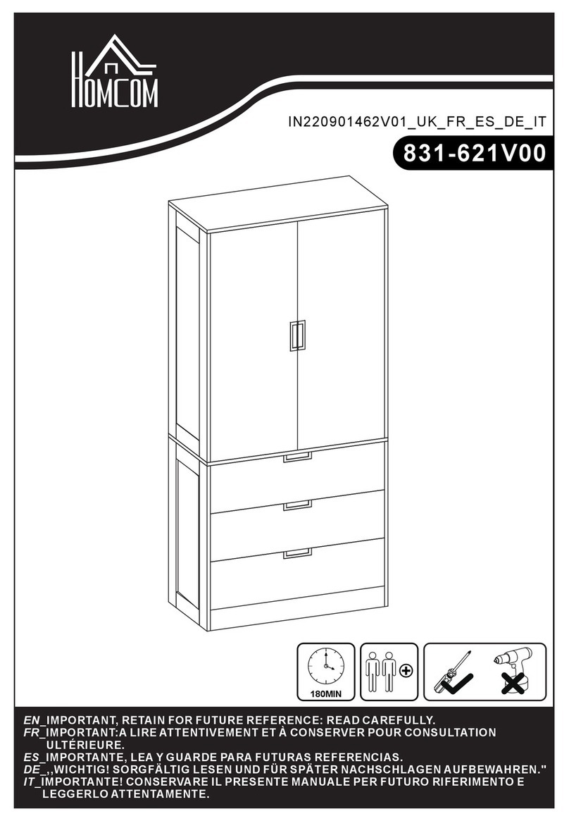 HOMCOM 831-621V00 manual