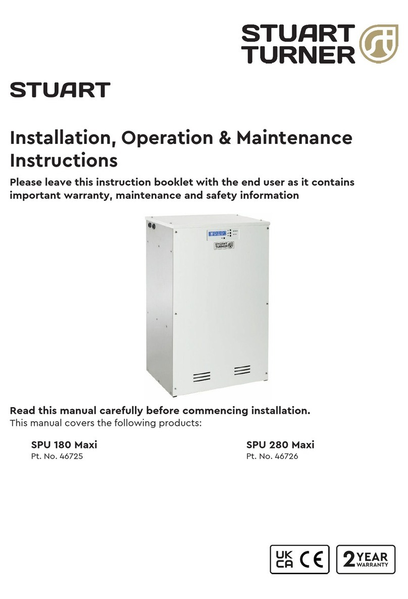 Stuart Turner SPU 180 Maxi Installation, operation & maintenance instructions