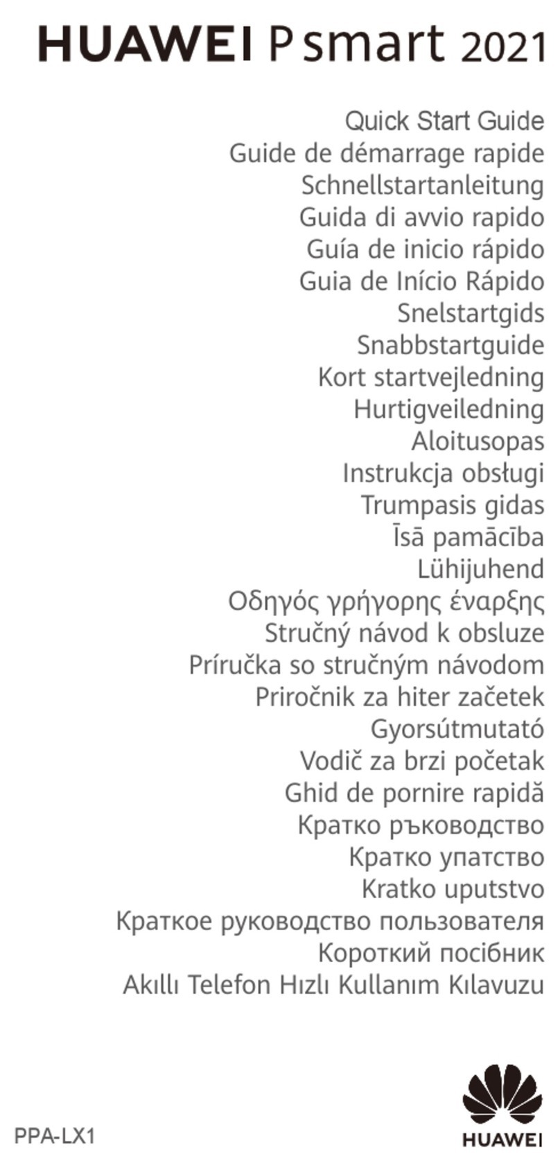 Huawei P Smart 2021 User manual