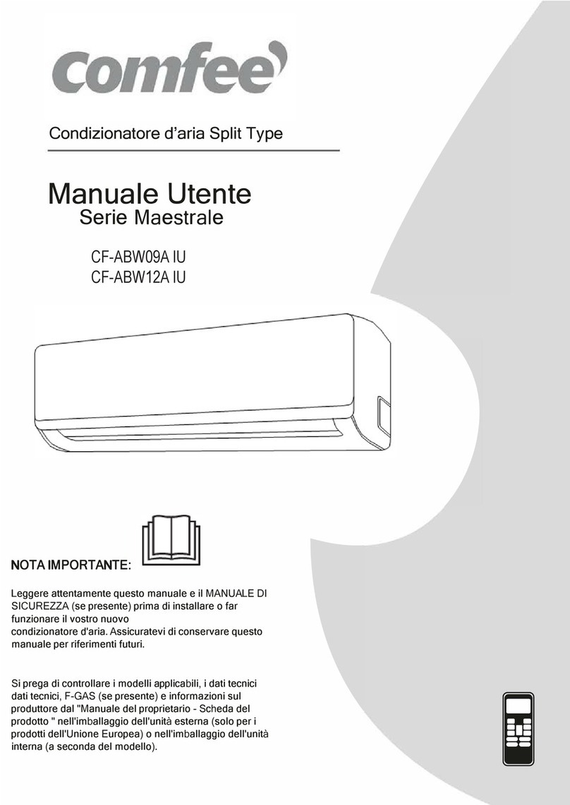 Midea Comfee CF-ABW09A IU Owner's manual & installation manual