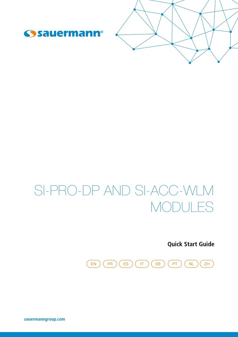 sauermann Si-PRO-DP-50 quick start guide