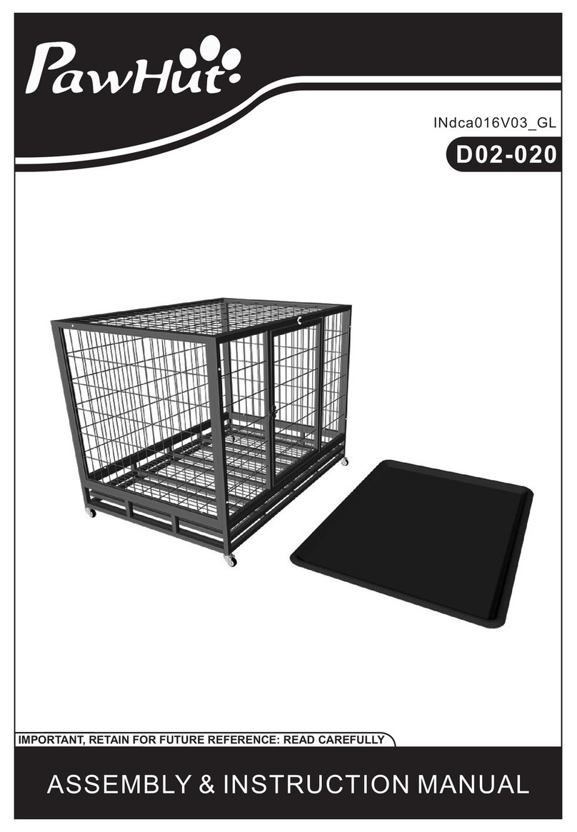 PawHut D02-020 Installation guide