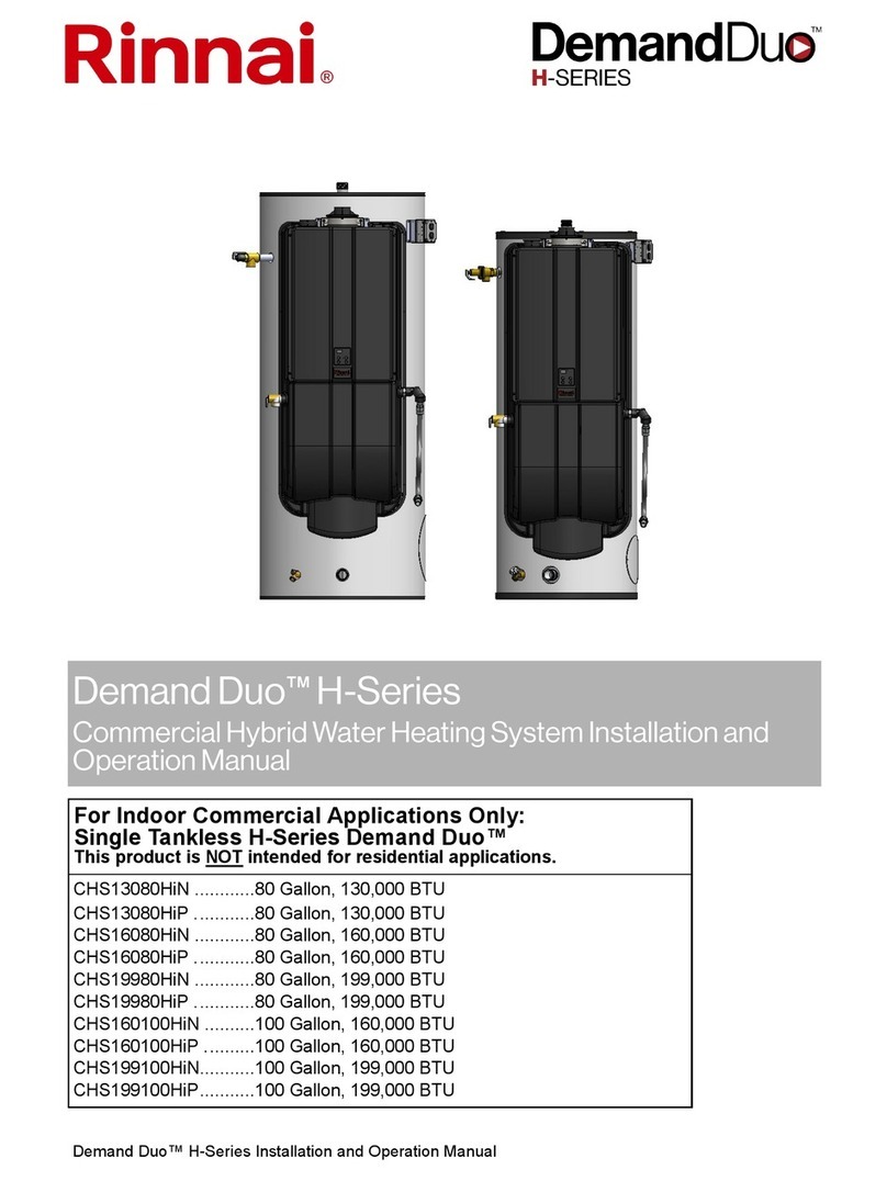 Rinnai Demand Duo CHS199100HiN User manual