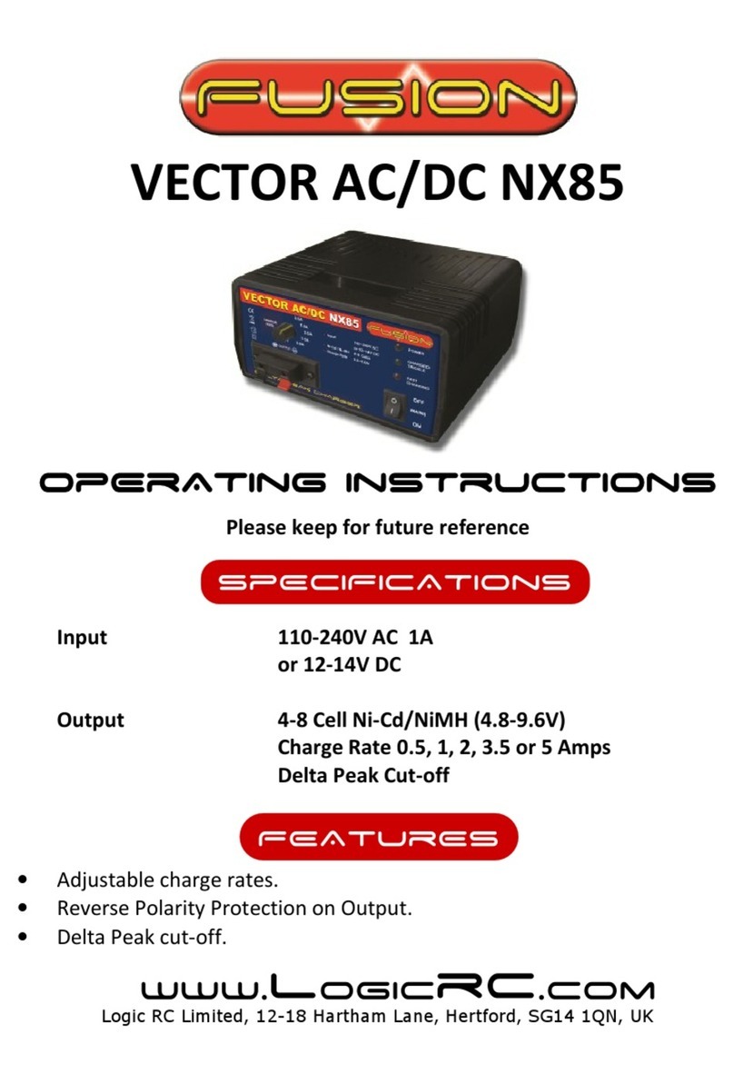 Fusion VECTOR AC/DC NX85 operating instructions