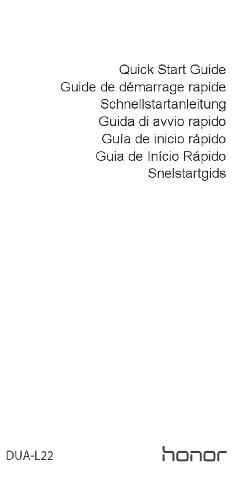 honor DUA-L22 User manual