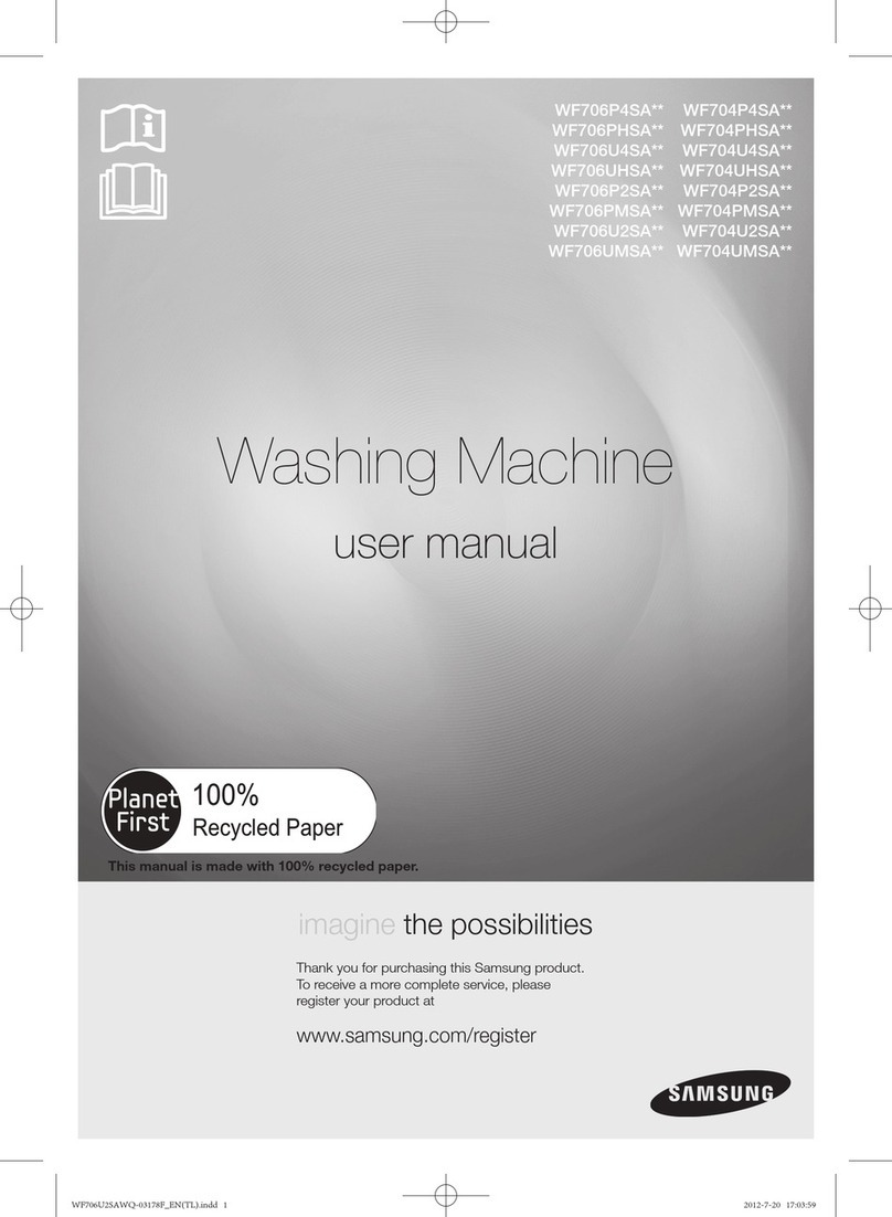 Samsung WF706P4SA Series User manual