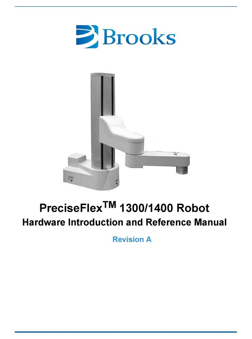 Brooks PreciseFlex 1300 User manual
