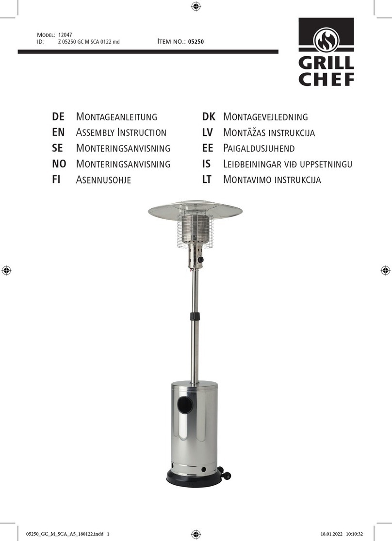 GrillChef 12047 Assembly instruction GrillChef 12047 Assembly instruction