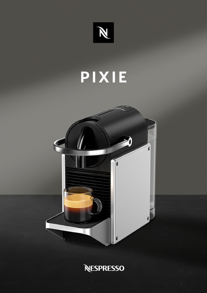 Nespresso Pixie User manual Nespresso Pixie User manual
