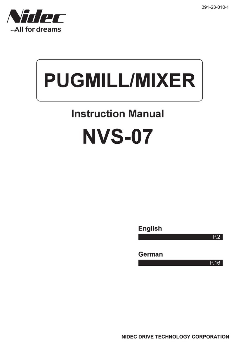 Nidec NVS-07 User manual