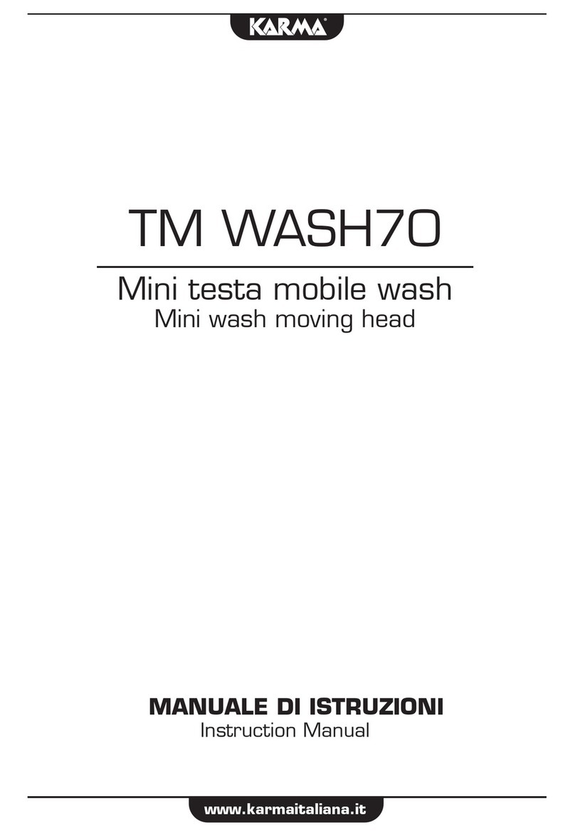 Karma TM WASH70 instruction manual