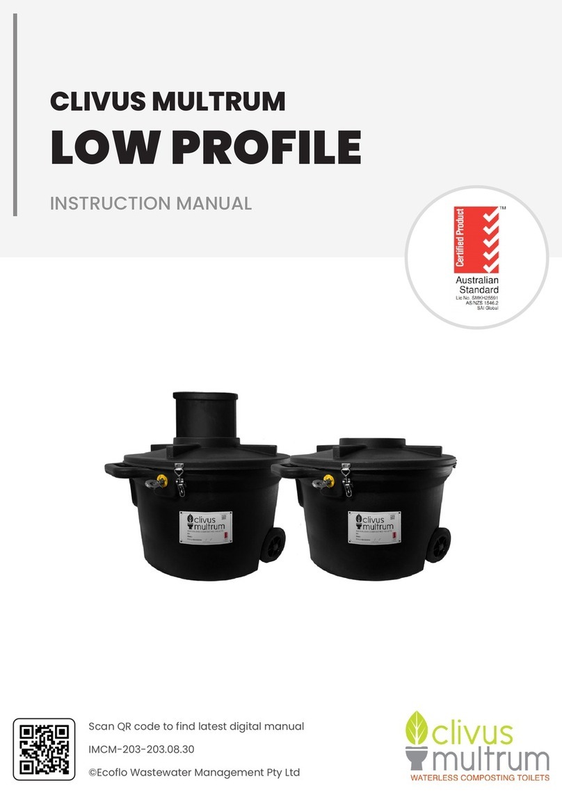 clivus multrum LOW PROFILE instruction manual clivus multrum LOW PROFILE instruction manual