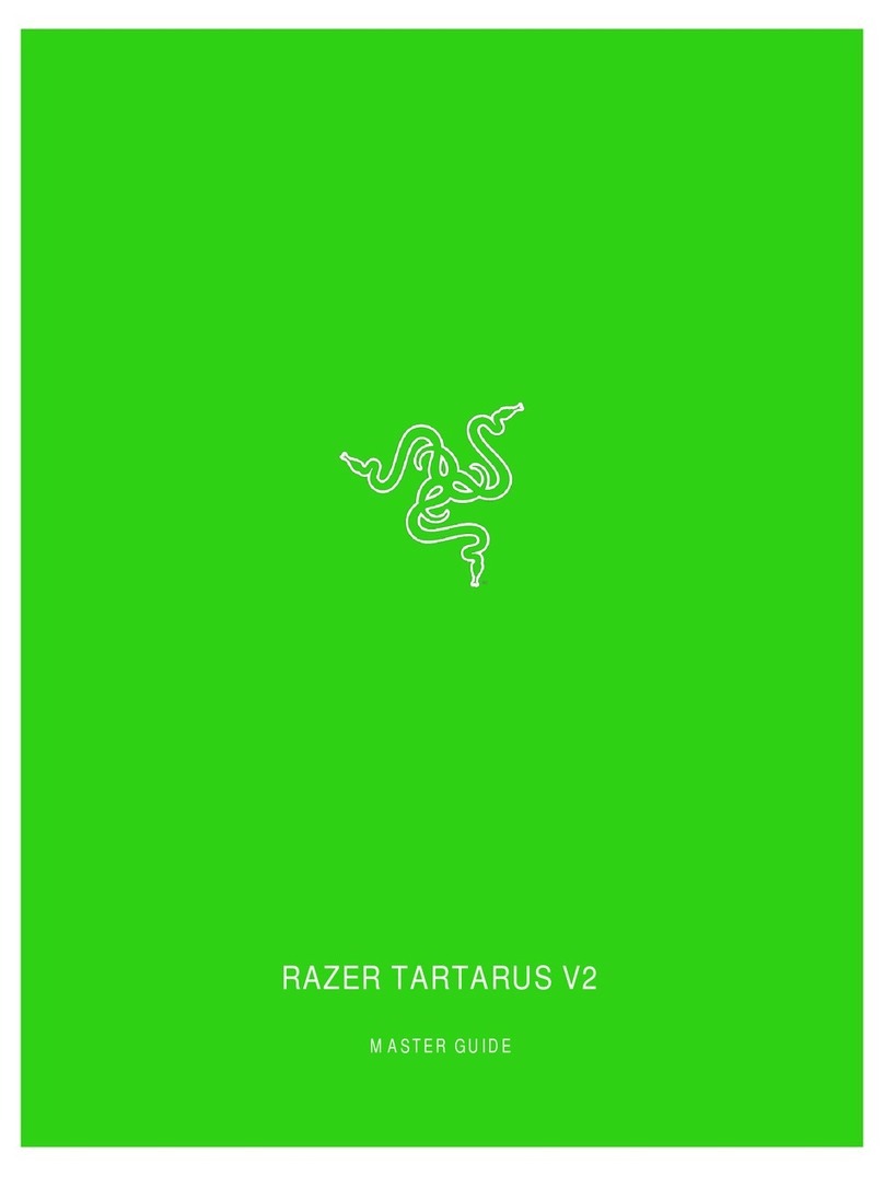 Razer Tartarus V2 Use and care manual