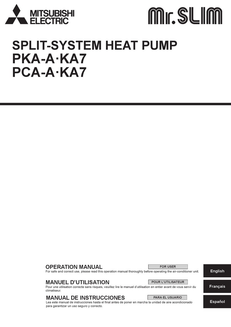 Mitsubishi Electric PCA-A KA7 Series Operation manual