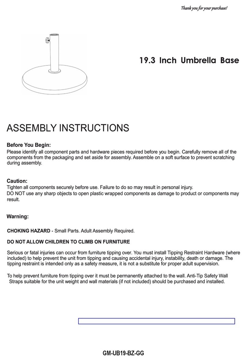 Flash Furniture GM-UB19-BZ-GG User manual