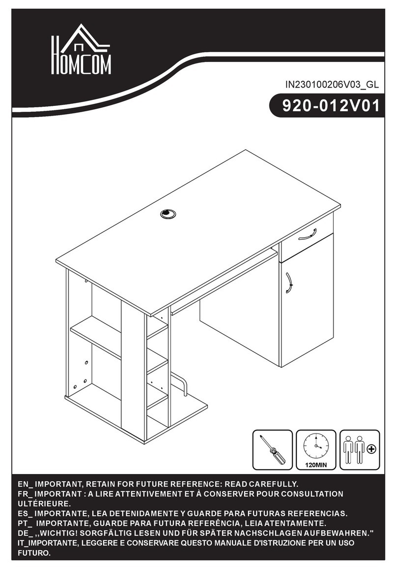 HOMCOM 920-012V01 User manual HOMCOM 920-012V01 User manual