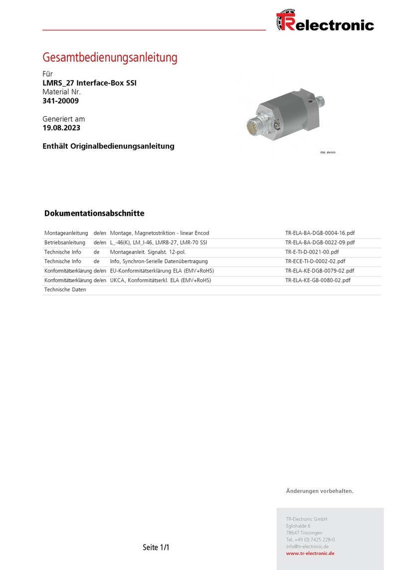 TR-Electronic LMRB-27 user manual