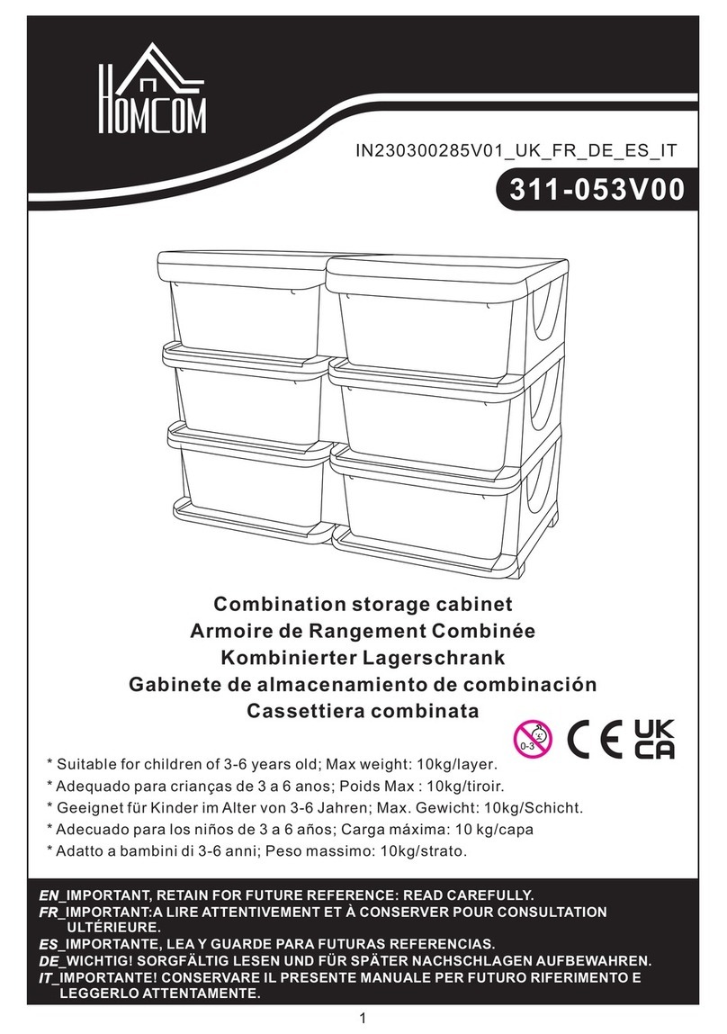 HOMCOM 311-053V00 User manual HOMCOM 311-053V00 User manual