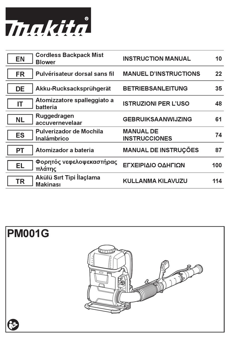 Makita XGT 40 V Max User manual