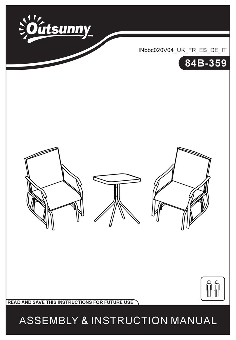 Outsunny 84B-359 Installation guide
