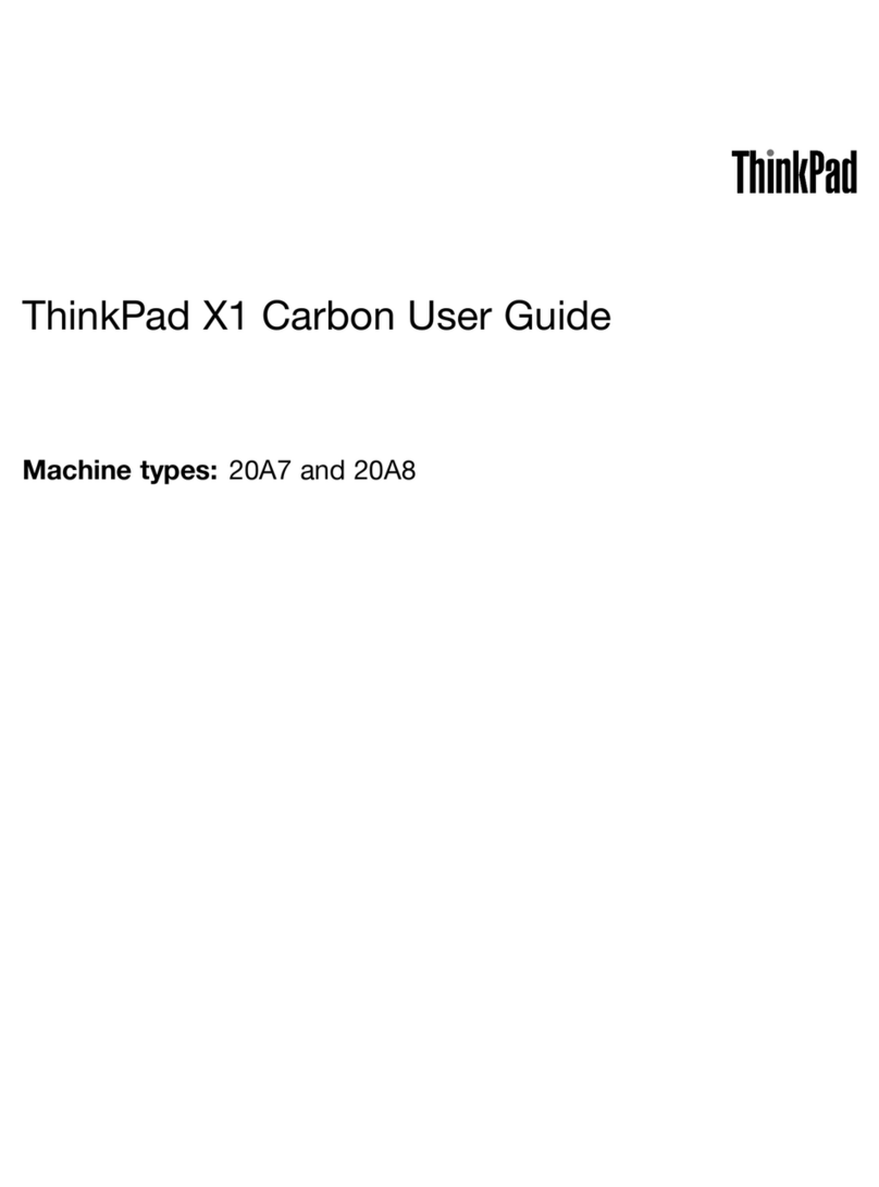 Lenovo ThinkPad X1 Carbon User manual