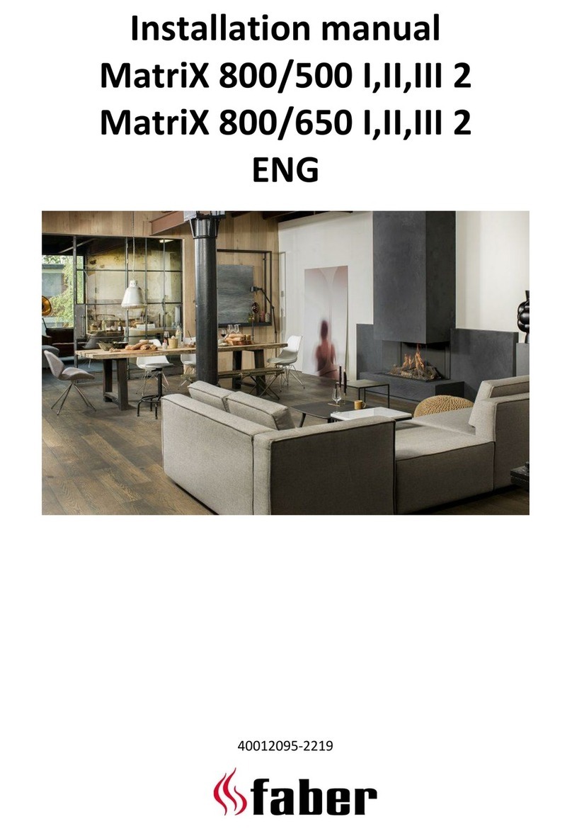 Faber MatriX 800/500 I 2 installation manual Faber MatriX 800/500 I 2 installation manual