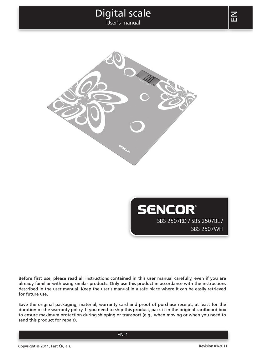 Sensor SBS 2507RD user manual