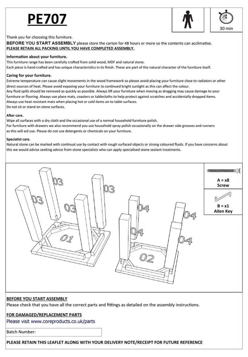 Core Products PE707 manual