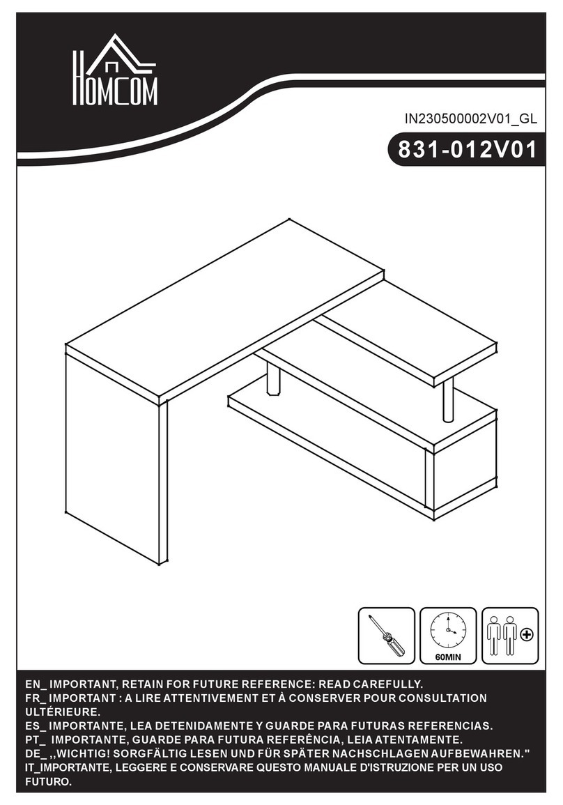 HOMCOM 831-012V01 manual