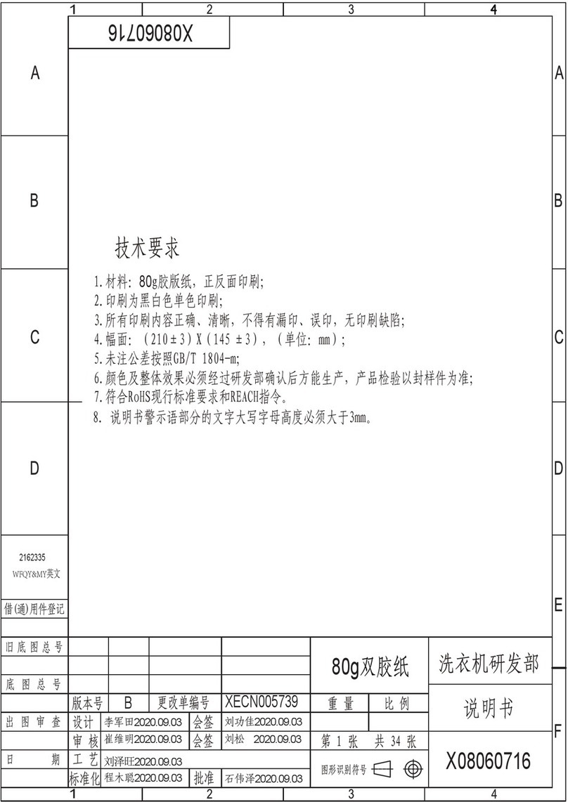 Hisense WFPV7012EMS Mounting instructions