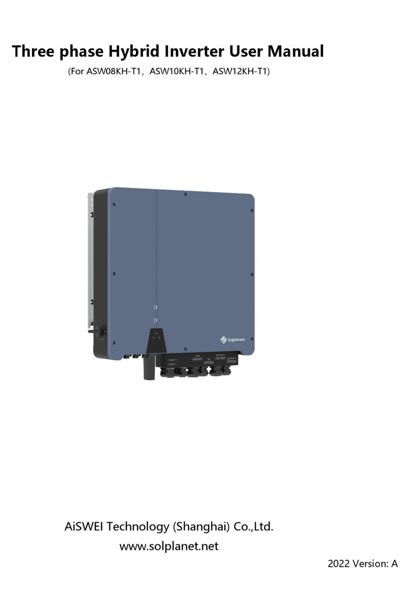 Solplanet ASW08KH-T1 User manual
