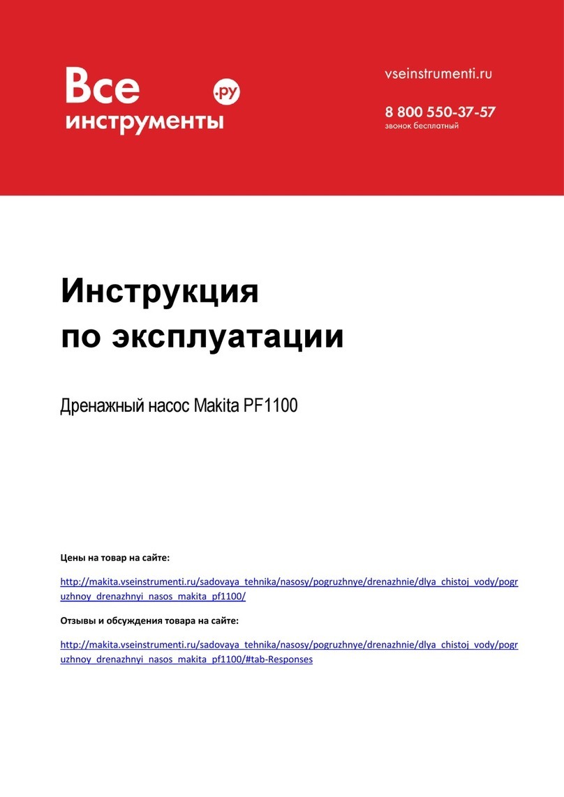 Makita PF 1100 operating instructions