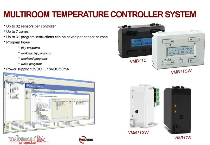 Velleman VELBUS VMB1TSW User manual